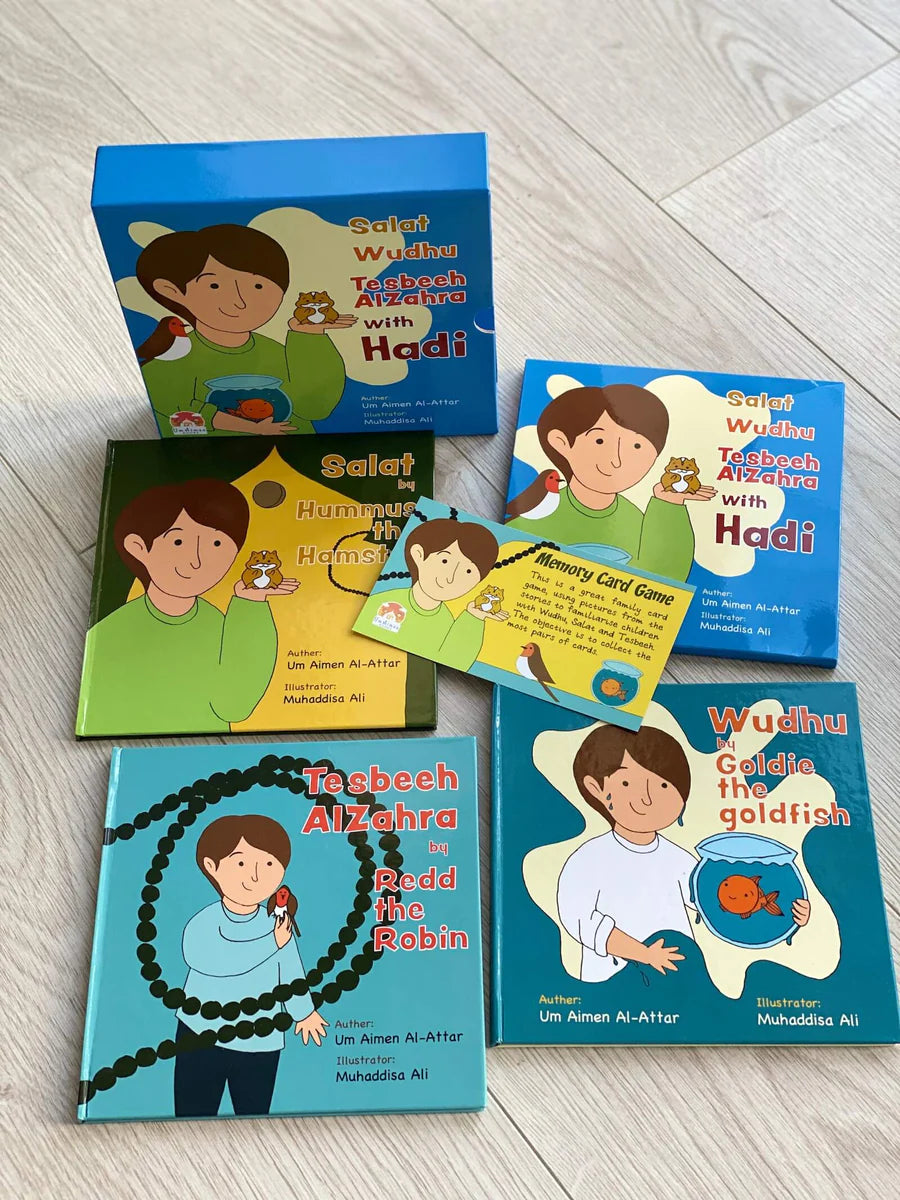 HADI AND ANIMALS TEACH WUDU, SALAT & TESBEEH ALZAHRA BOOKS
